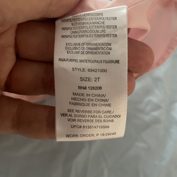 Pippa and Julie, Toddler Dress Iridescent Pink - Picture 8 of 12